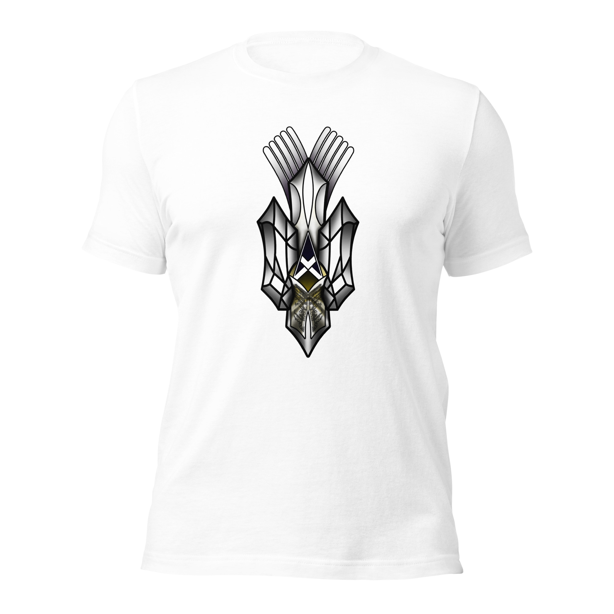 T-shirt with a trident in the form of a Falcon